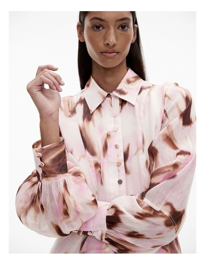 Element Seam Detail Dress in Pop Pink image 3