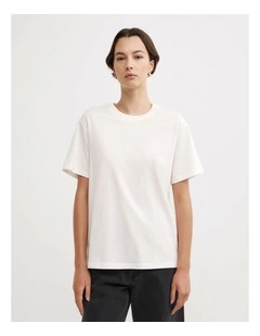 Crew Neck T-shirt in Fresh White