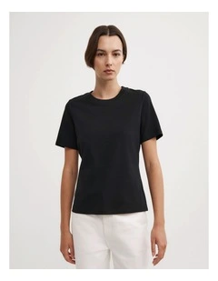 Slim Fit Tee in Black