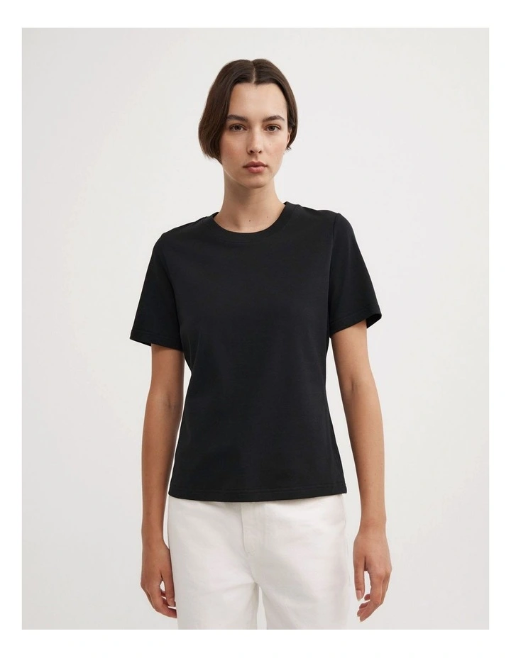 Slim Fit Tee in Black image 1