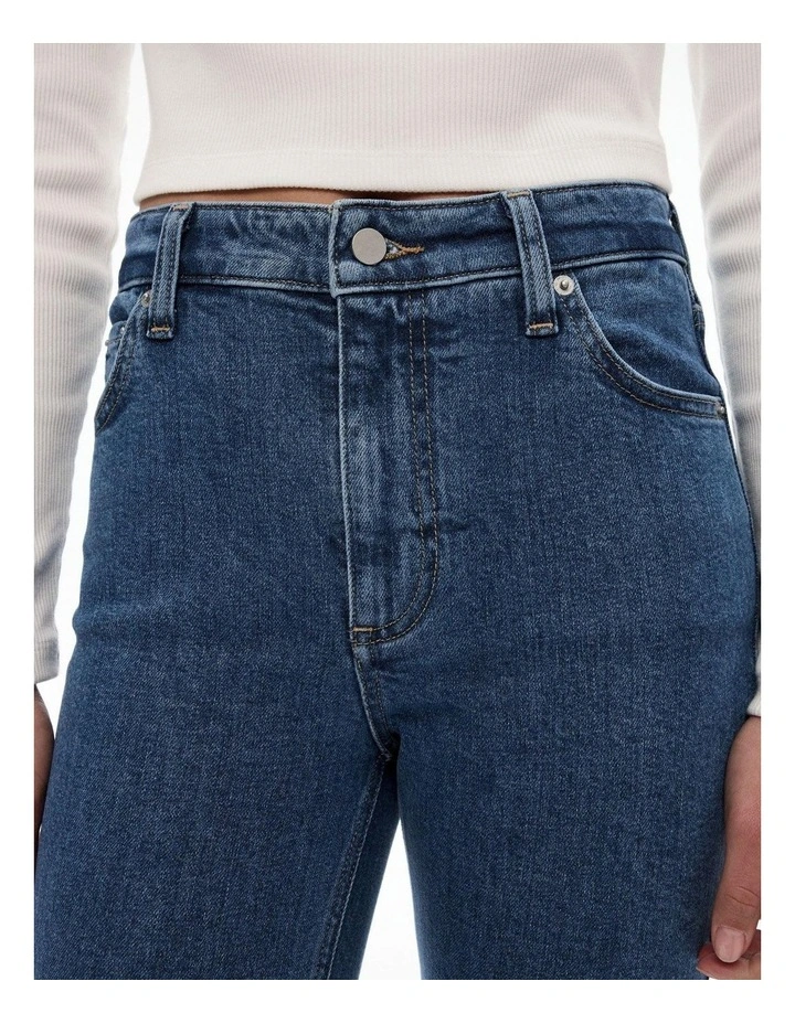 Mid Rise Skinny Jean in Indigo image 3