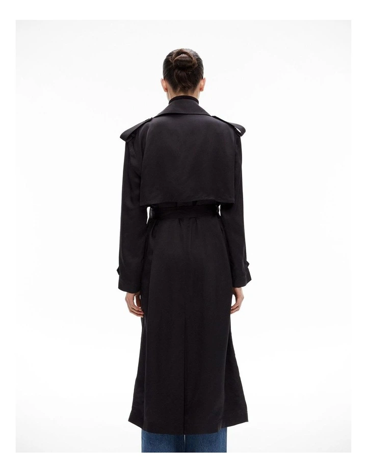 Lightweight Trench in Black image 5
