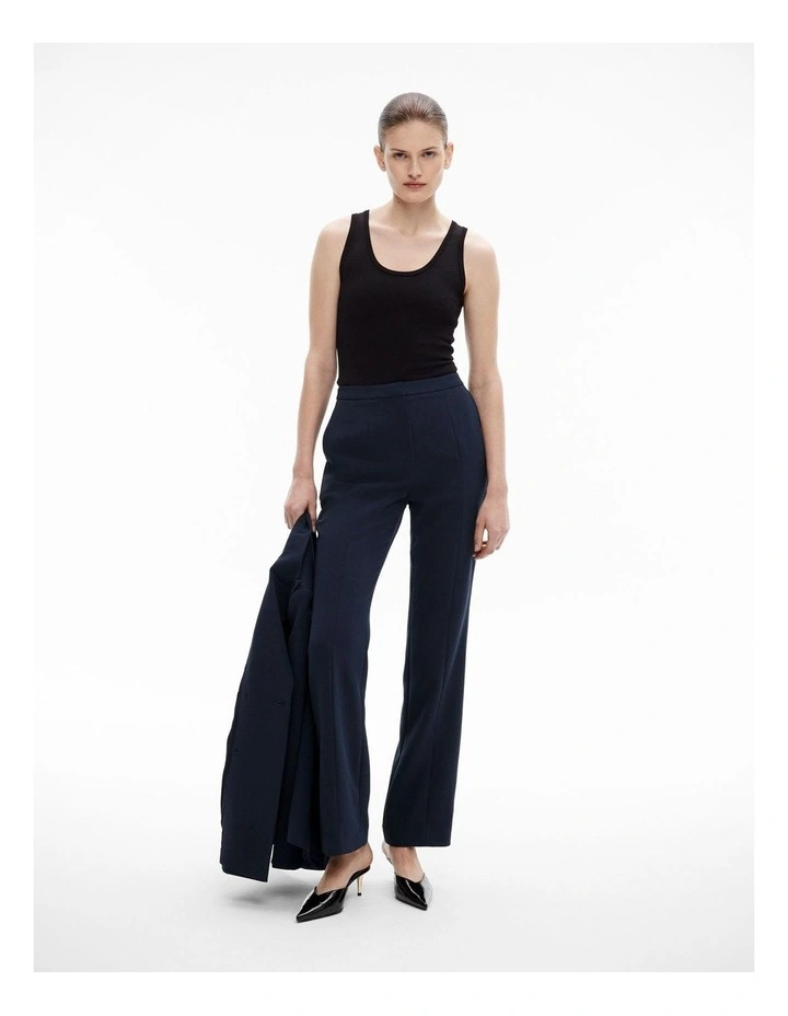 Classic Slim Trouser in Navy image 2