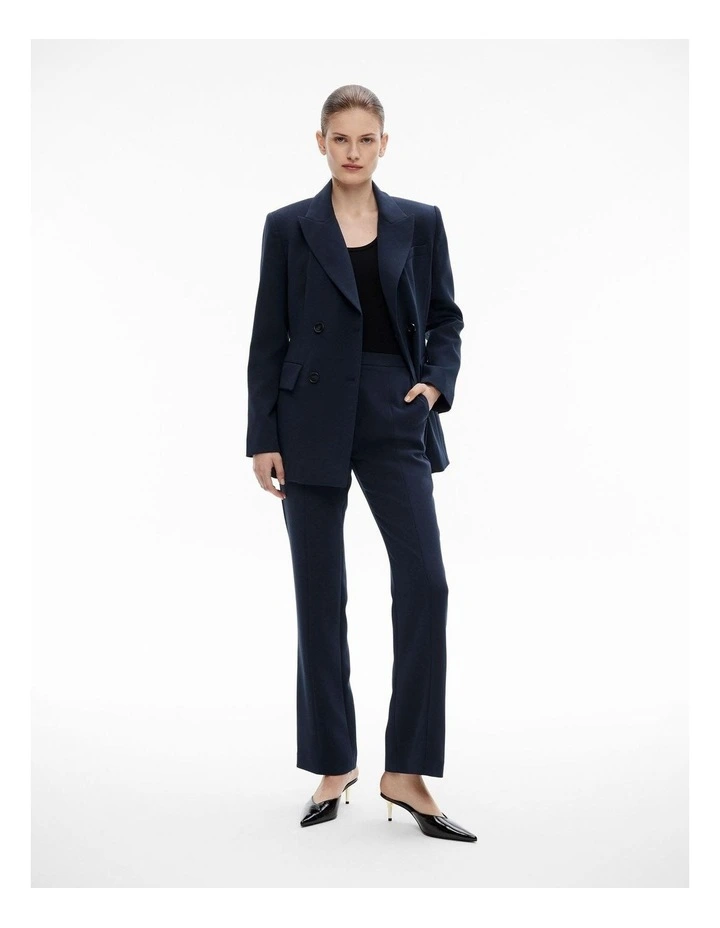 Classic Slim Trouser in Navy image 3