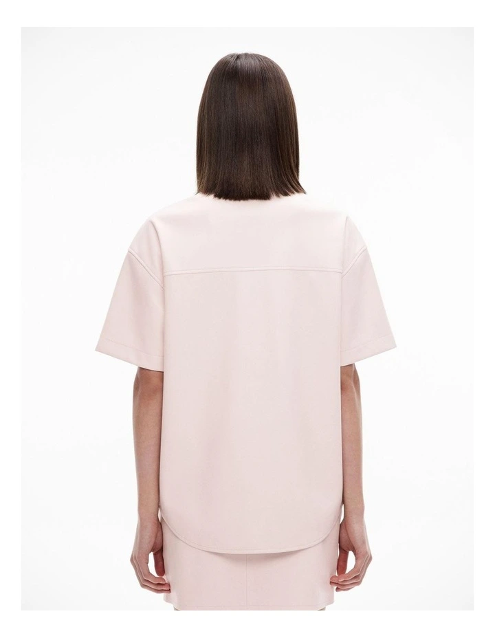 Patch Pocket Shirt in Cosmetic Pink image 4