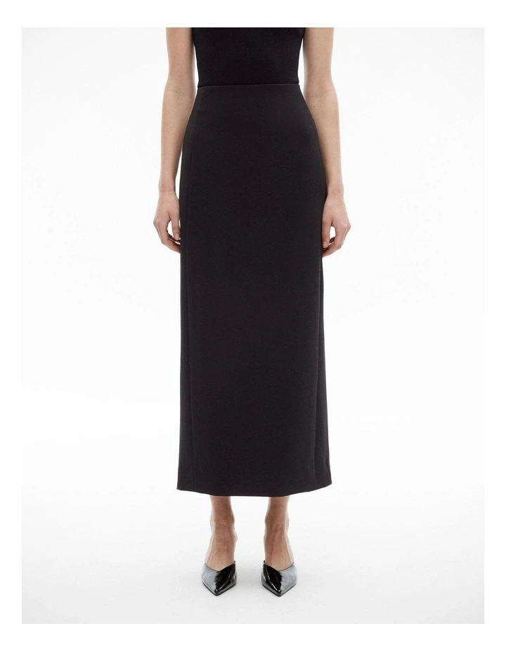 Classic Slim Line Skirt in Black image 1
