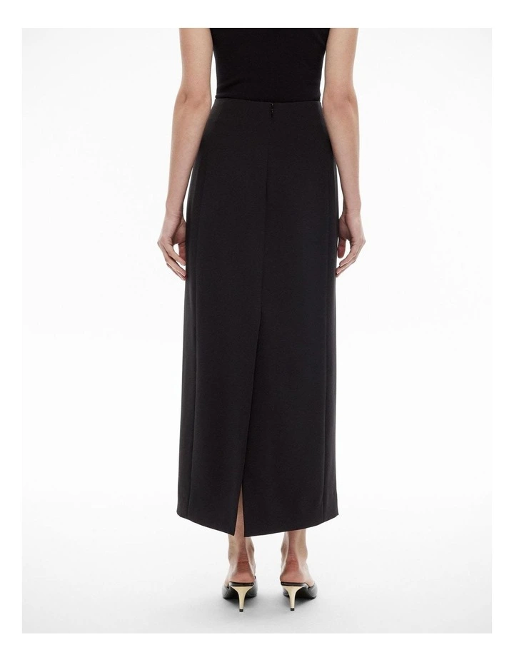 Classic Slim Line Skirt in Black image 4