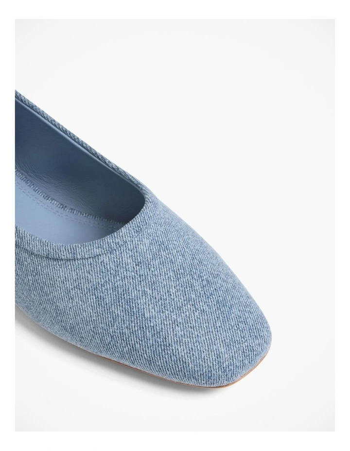 Alyssa Ballet in Vintage Wash Denim image 4