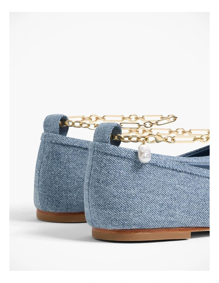 Alyssa Ballet in Vintage Wash Denim image 7