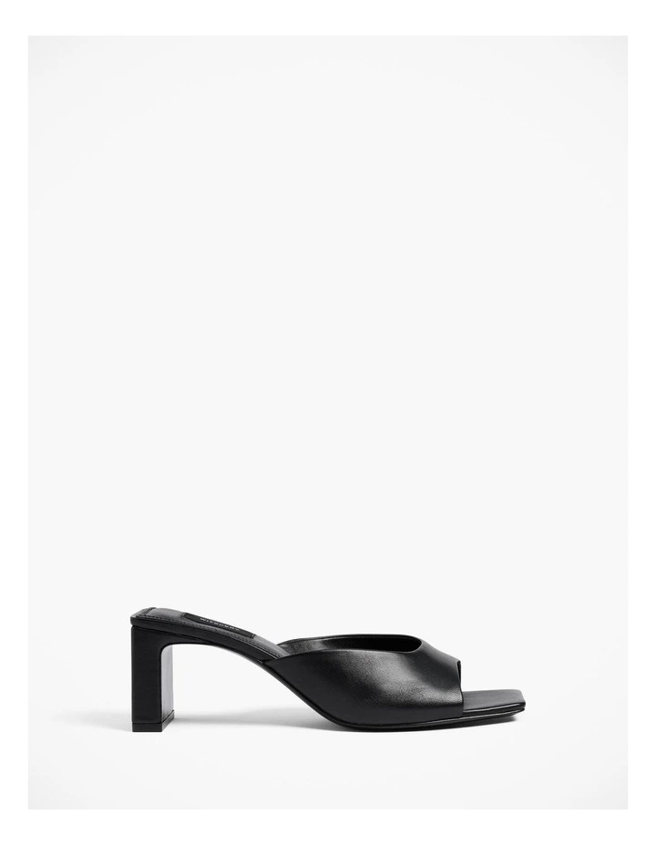 Ava Block Mule in Black image 1