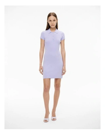 Polo Mini Dress in Lilac