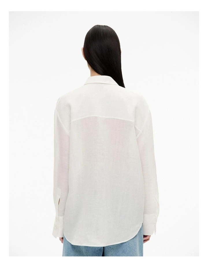 Utility Pocket Shirt in Fresh White image 4