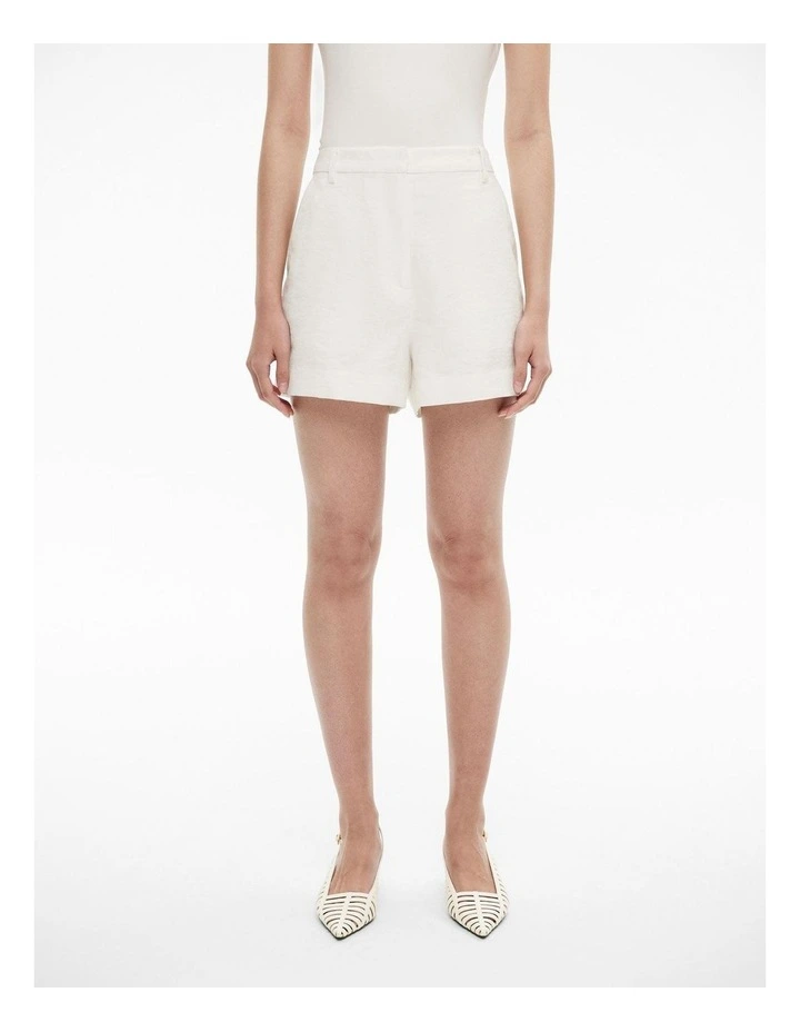 Tailored Short in Fresh White image 1