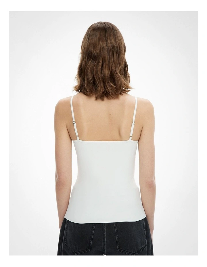 Essentials Camisole in Fresh White image 4