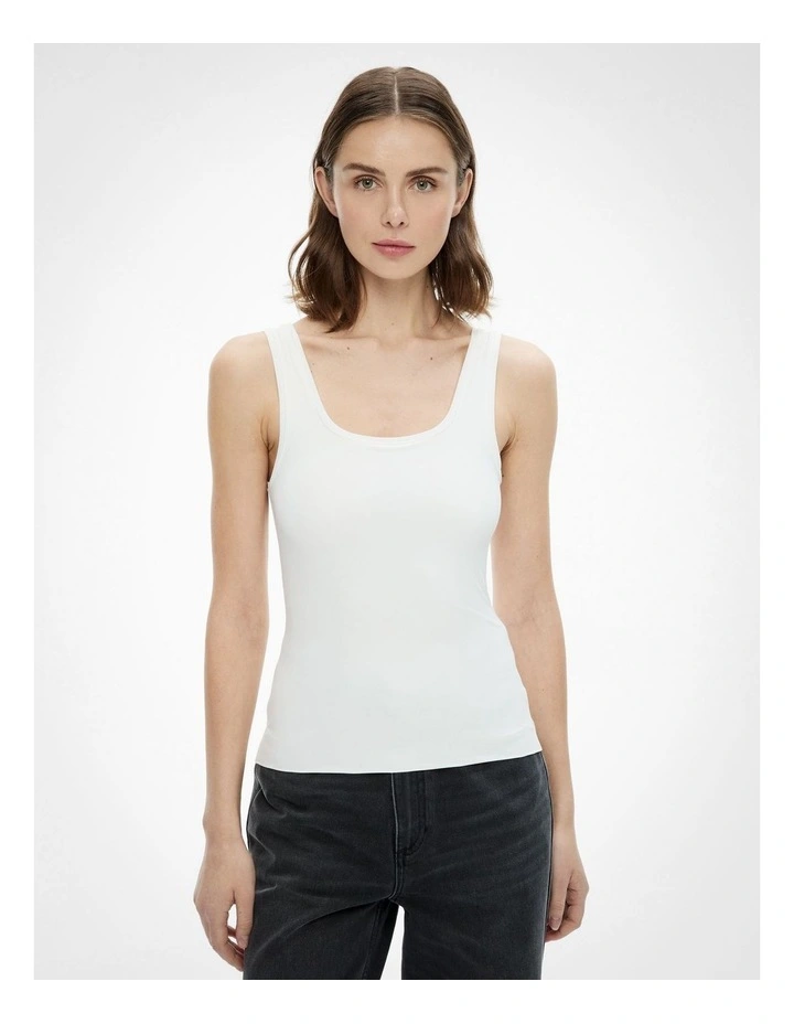 Essentials Tank in Fresh White image 1