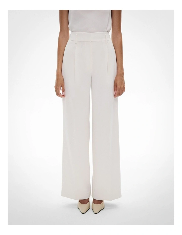 Pick Stitch Pant in Chalk image 1