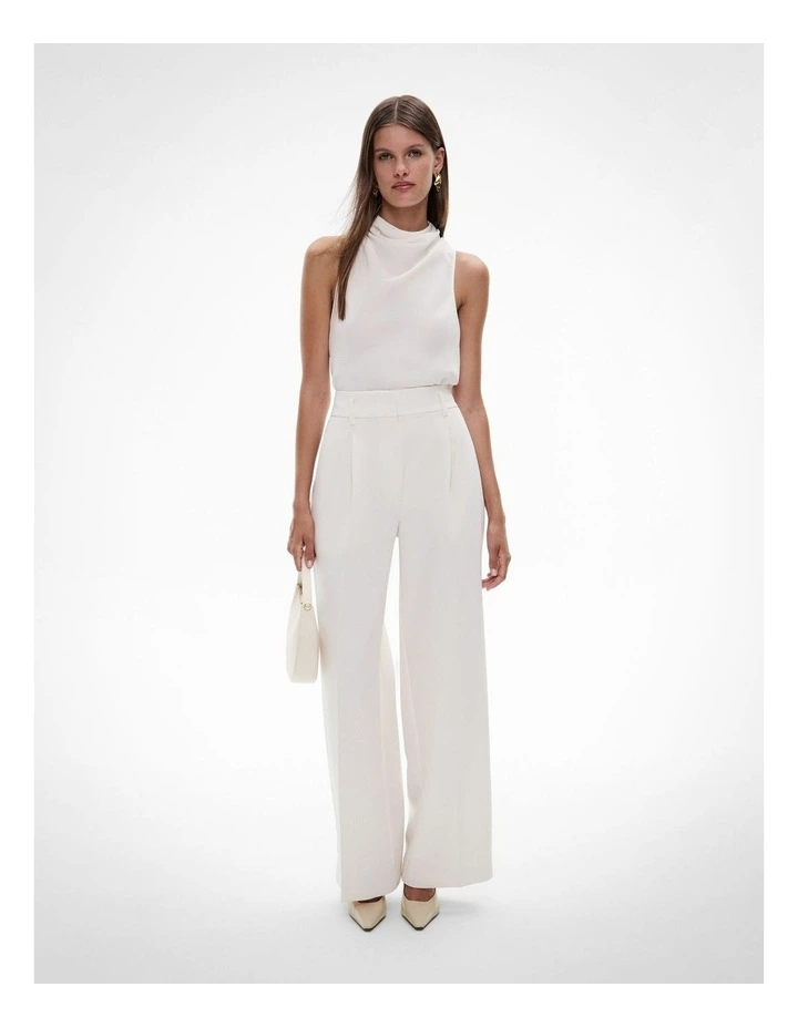 Pick Stitch Pant in Chalk image 2