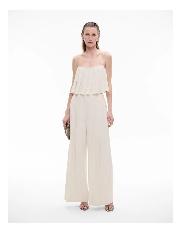 Pleat Camisole in Chalk image 2