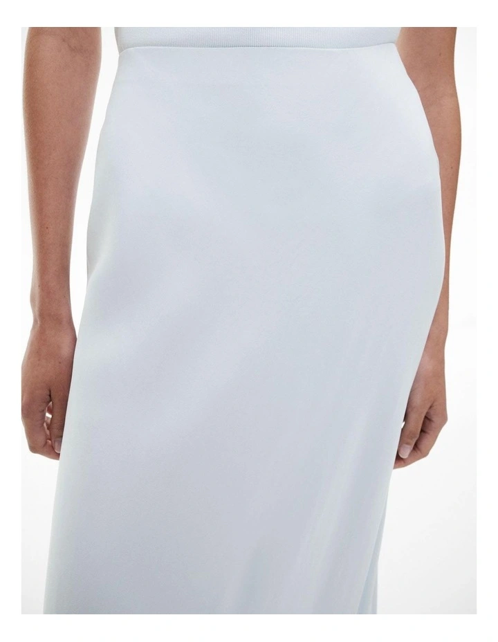Resort Maxi Slip Skirt in Baby Blue image 3