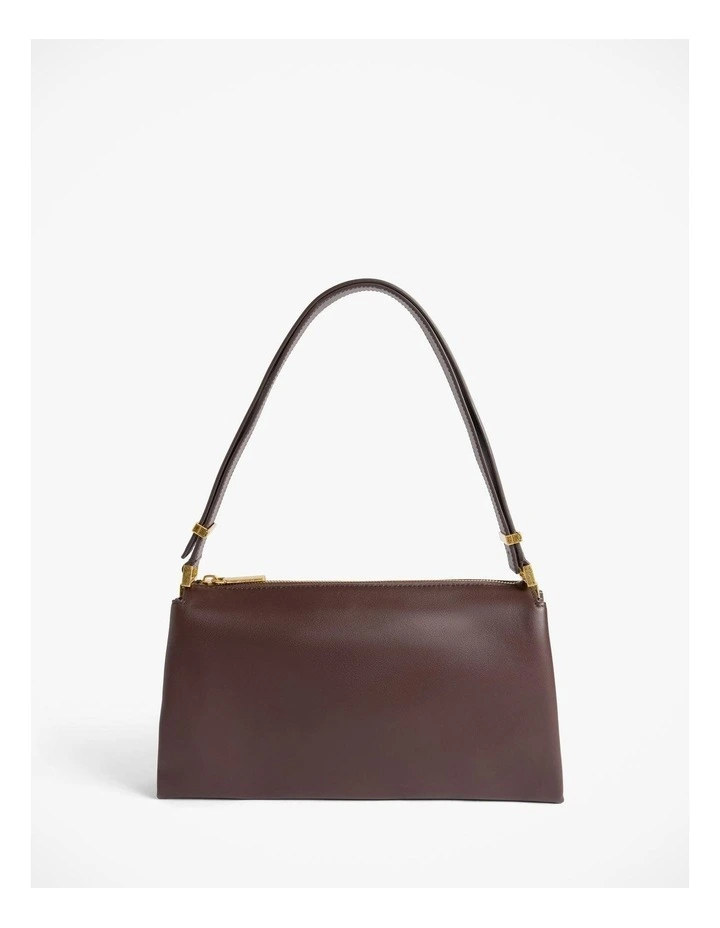 Liv Leather Bag in Chocolate image 6