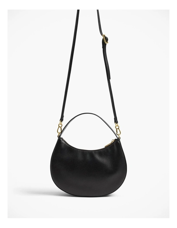 Dylan Small Hobo Bag in Black image 5