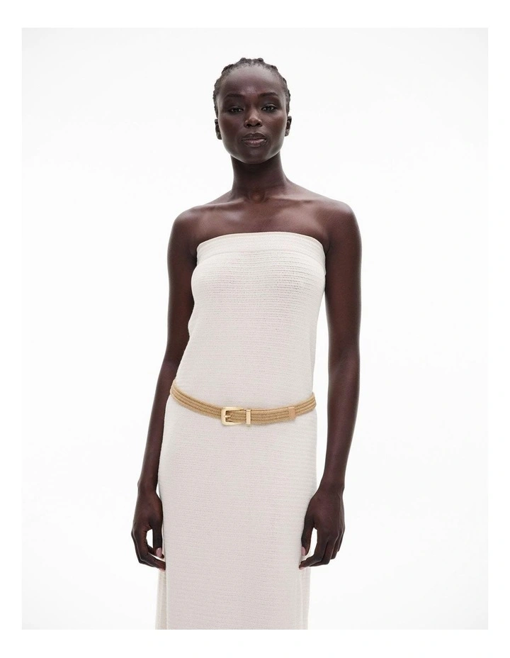 Marie Woven Belt in Natural image 2