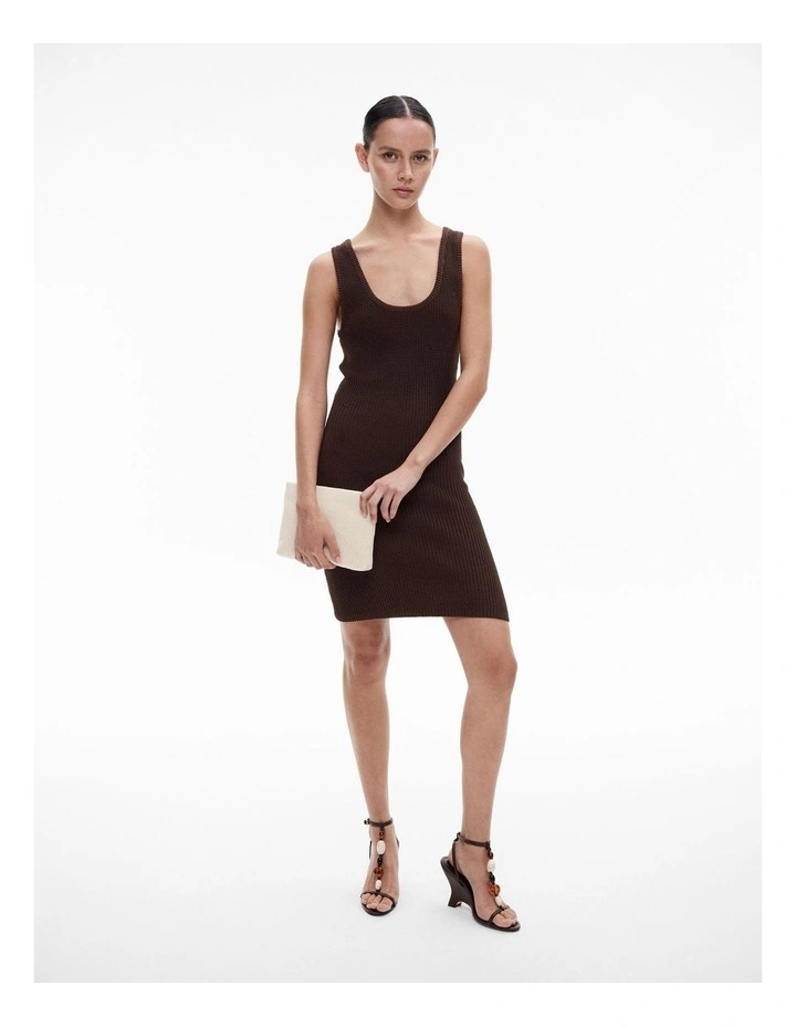 Giselle Wedge in Chocolate Brown image 2