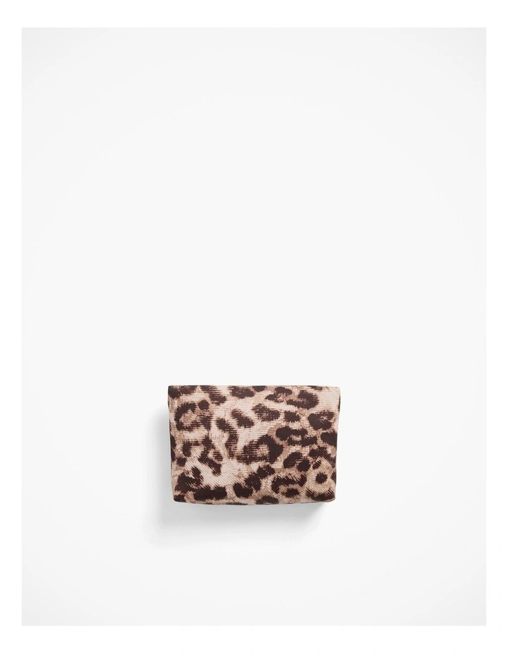 Darcy Print Pouch in Ocelot Print image 1