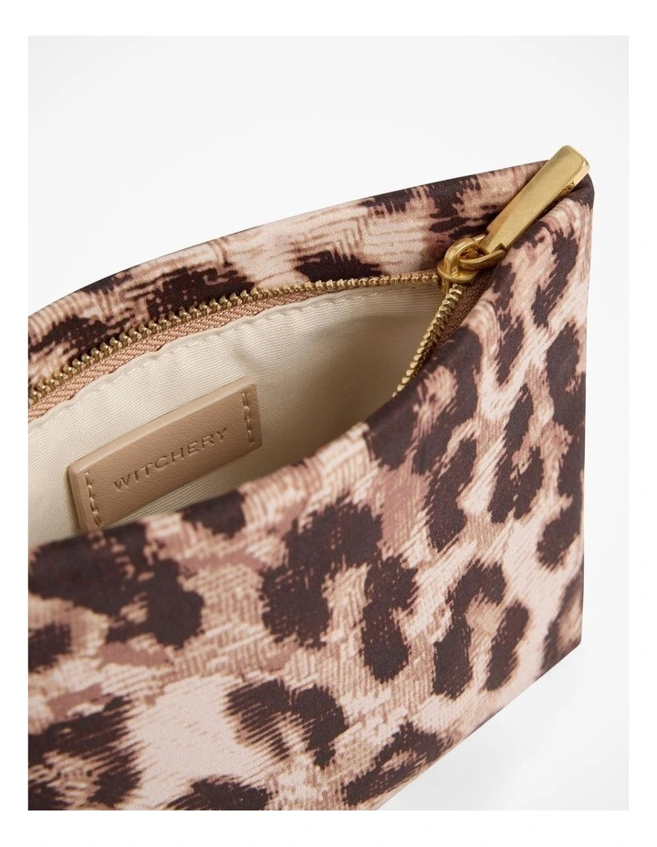 Darcy Print Pouch in Ocelot Print image 3