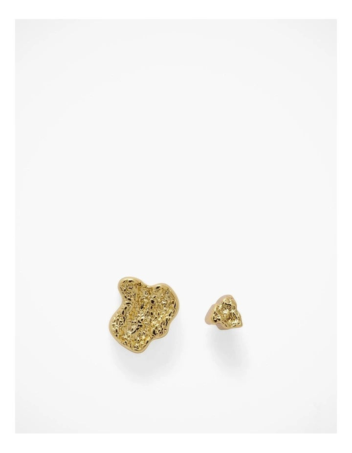 Reina Stud Set in Gold image 3