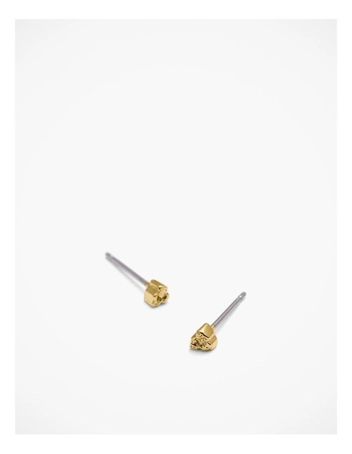 Reina Stud Set in Gold image 5