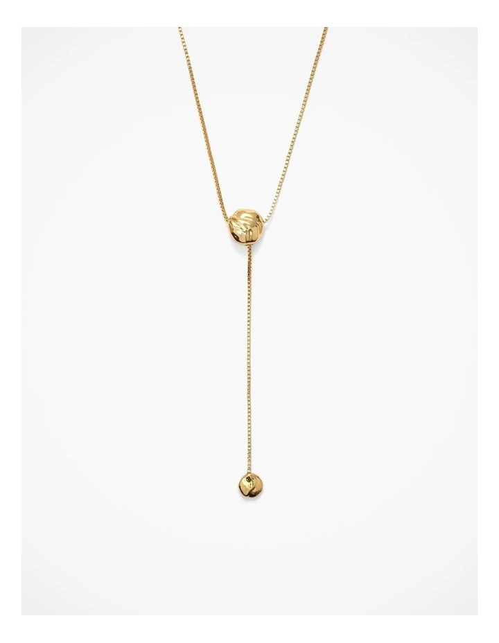 Josie Lariat Necklace in Gold image 1