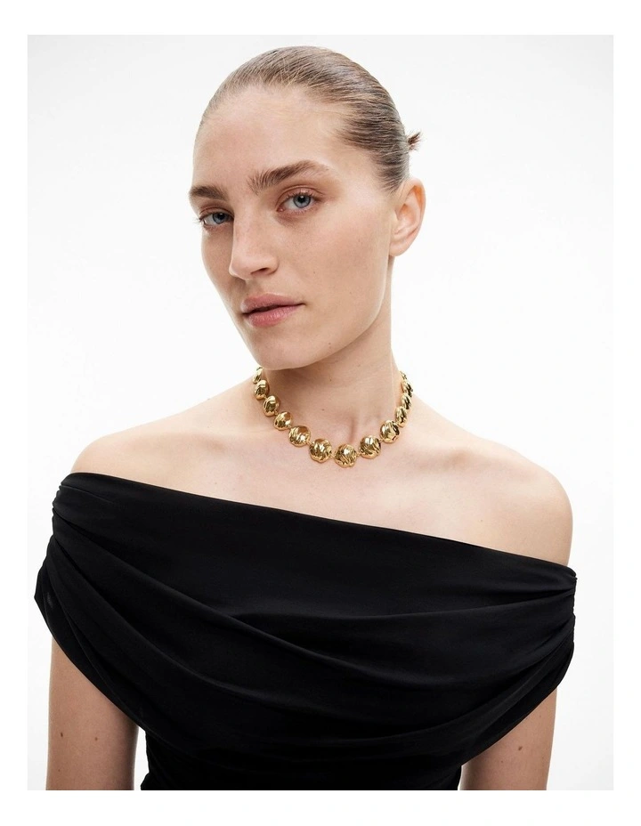 Josie Necklace in Gold image 2
