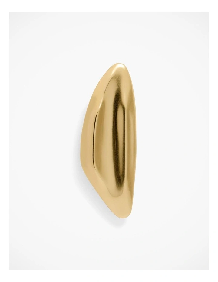 Camilla Clip-On Earring in Brushed Gold image 3