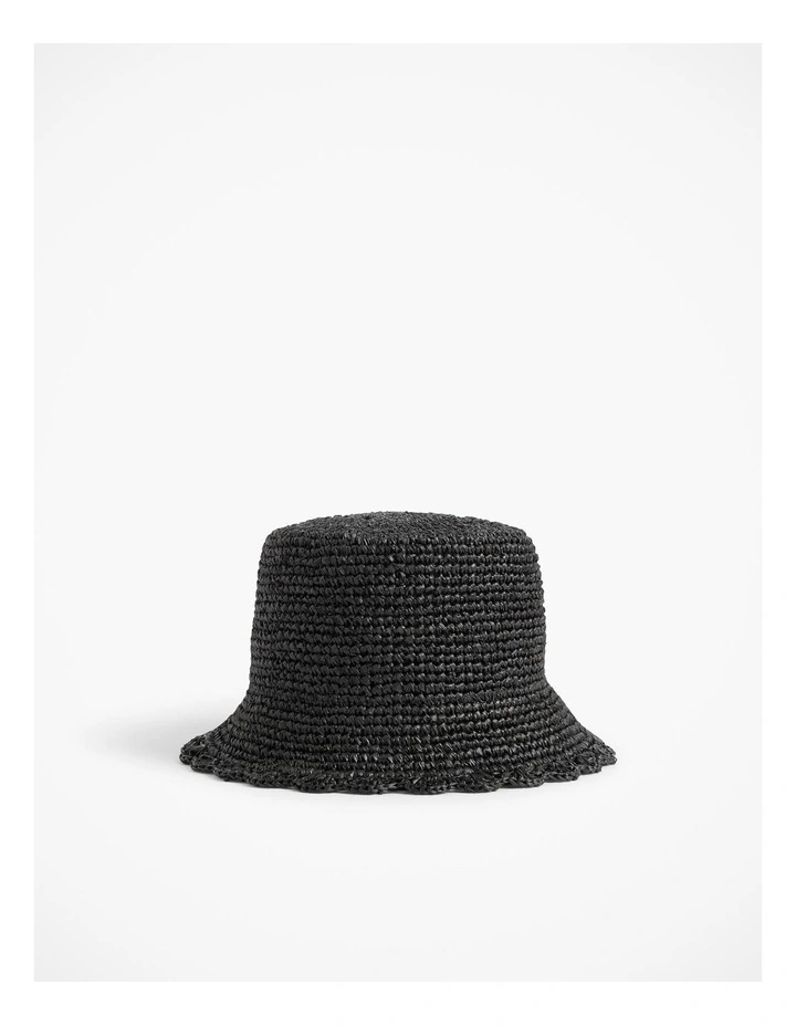 Mia Bucket Hat in Black image 1