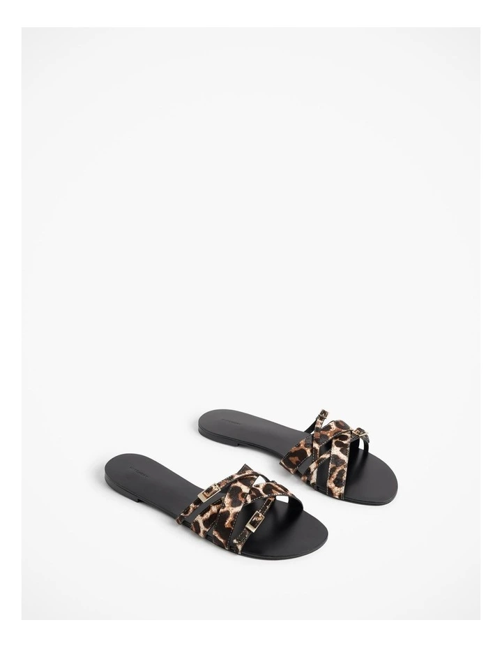 Dion Slide in Ocelot Print image 3
