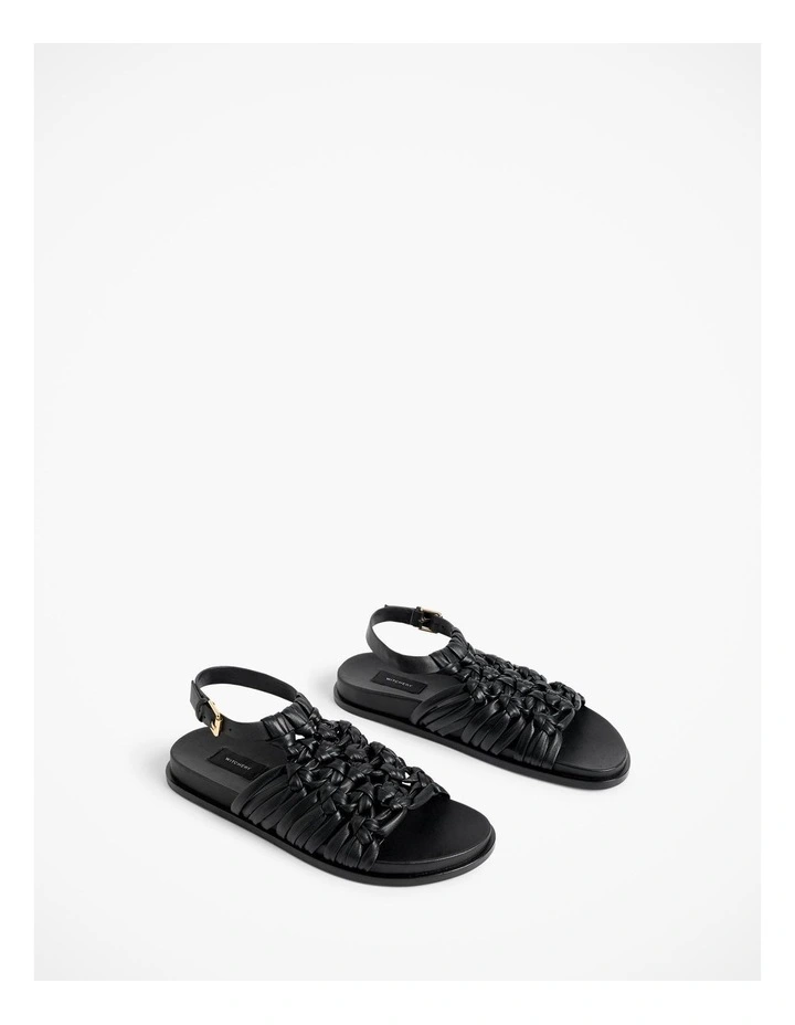 Luna Sandal in Black image 3