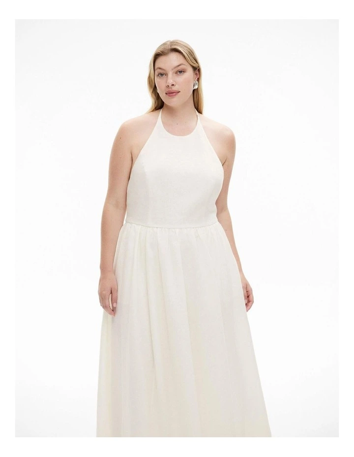 Drop Waist Dress in Fresh White image 6