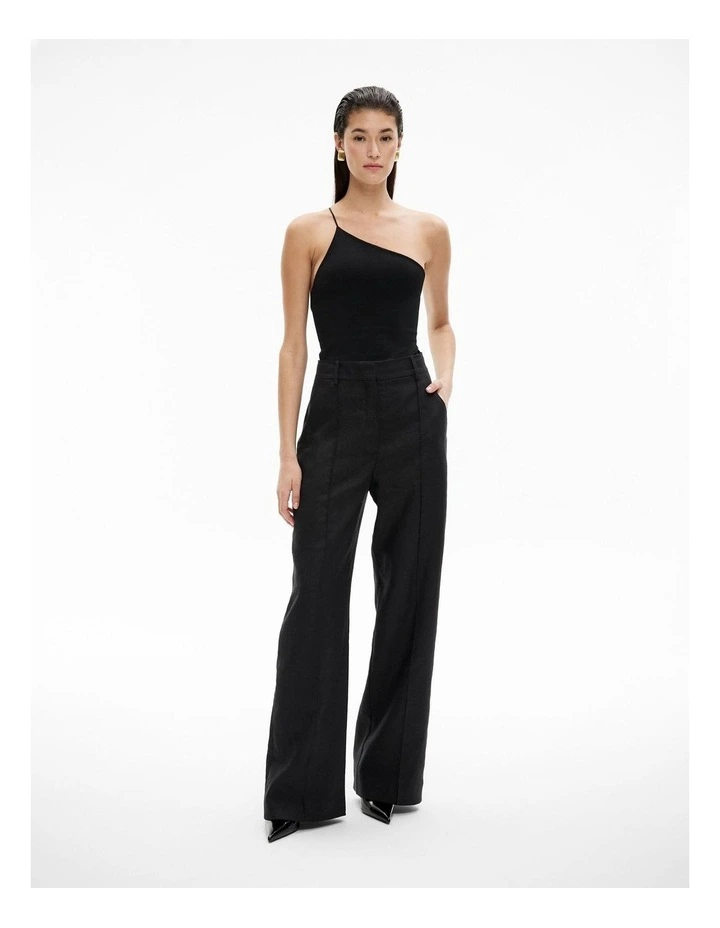 High Rise Pant in Black image 2