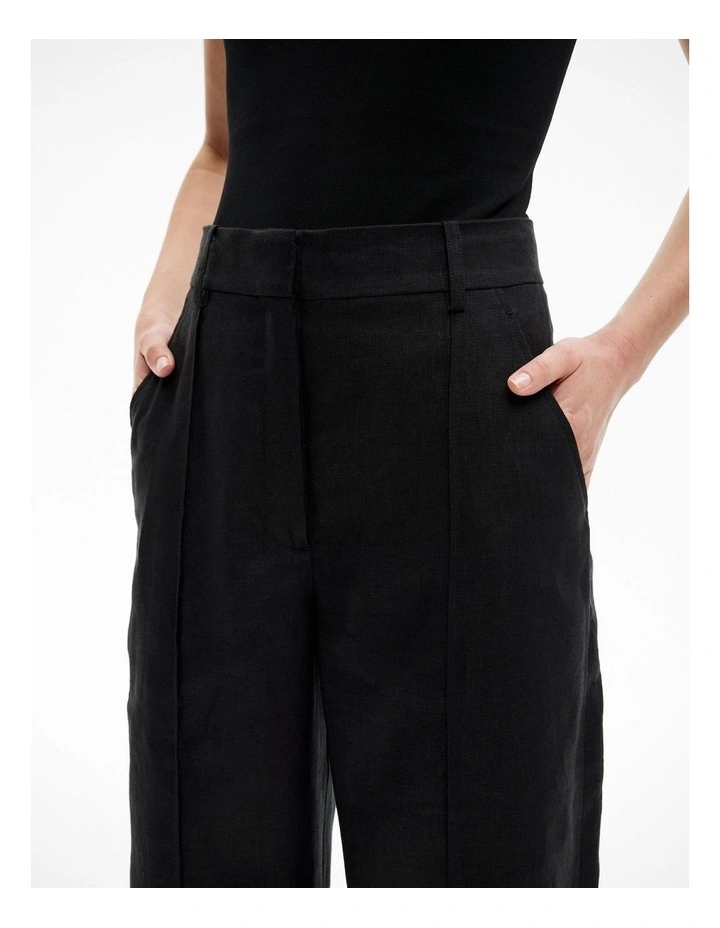 High Rise Pant in Black image 3