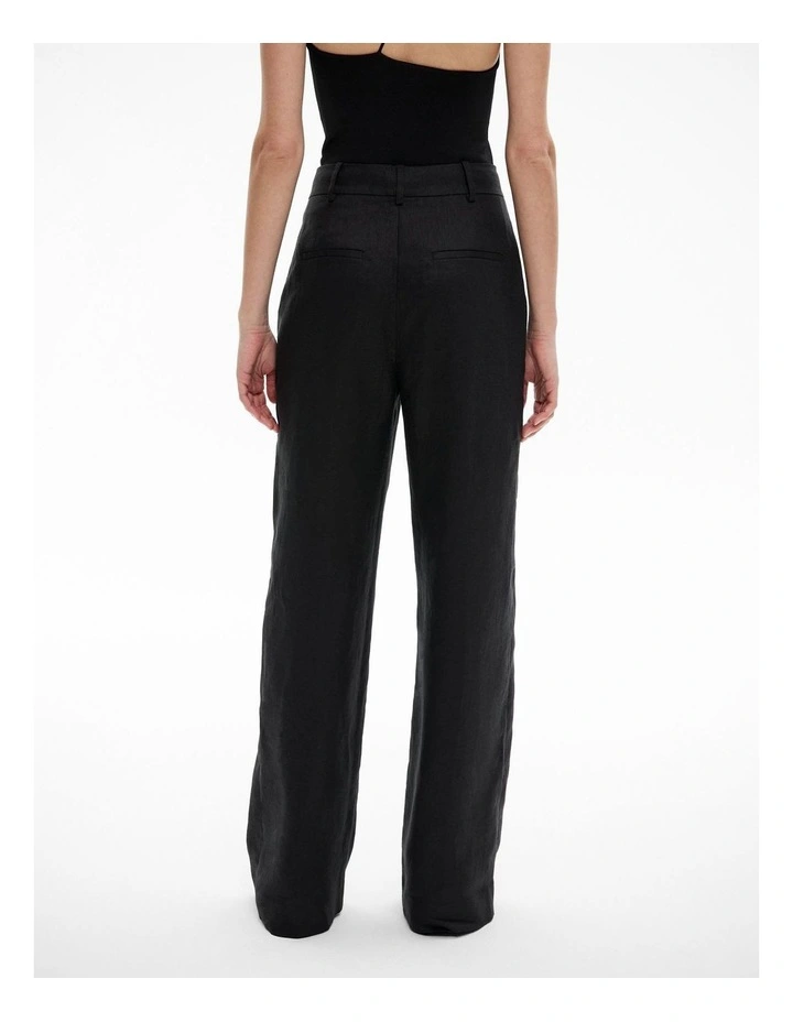 High Rise Pant in Black image 4