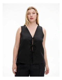 Bow Front Tank in Black