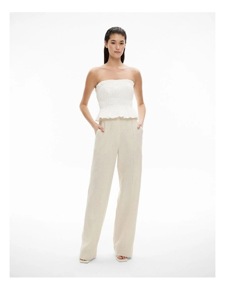 Gathered Bodice in Fresh White image 2