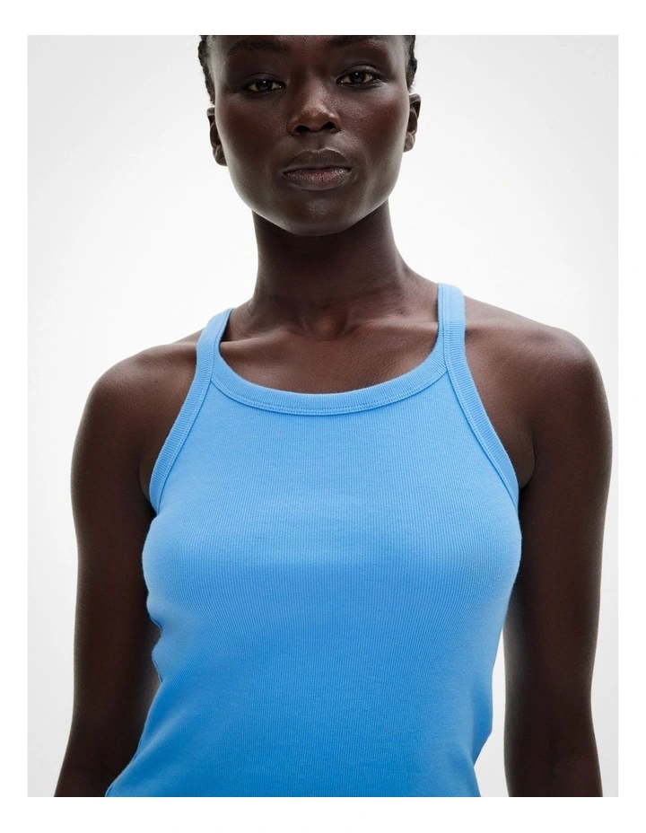 Fine Bind Tank in Azure image 3