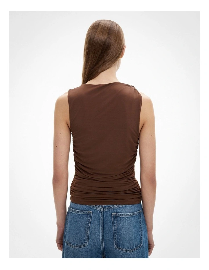 Knot Detail Tank in Reef Brown image 4