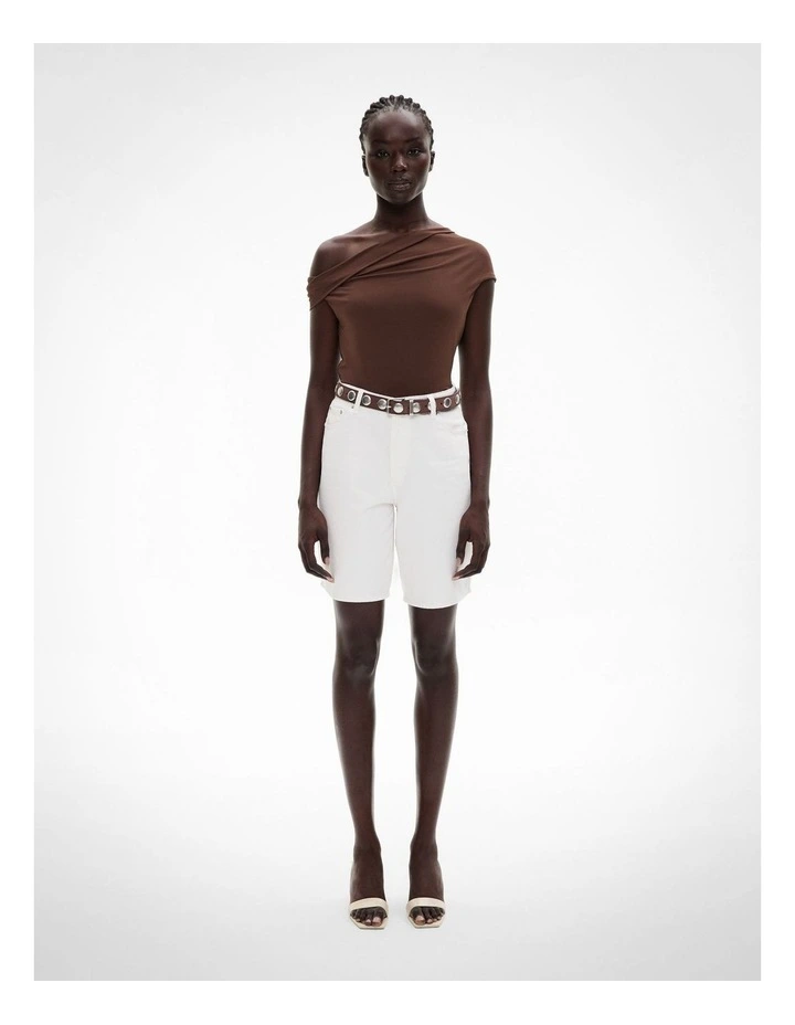 Asymmetric Twist Top in Reef Brown image 2