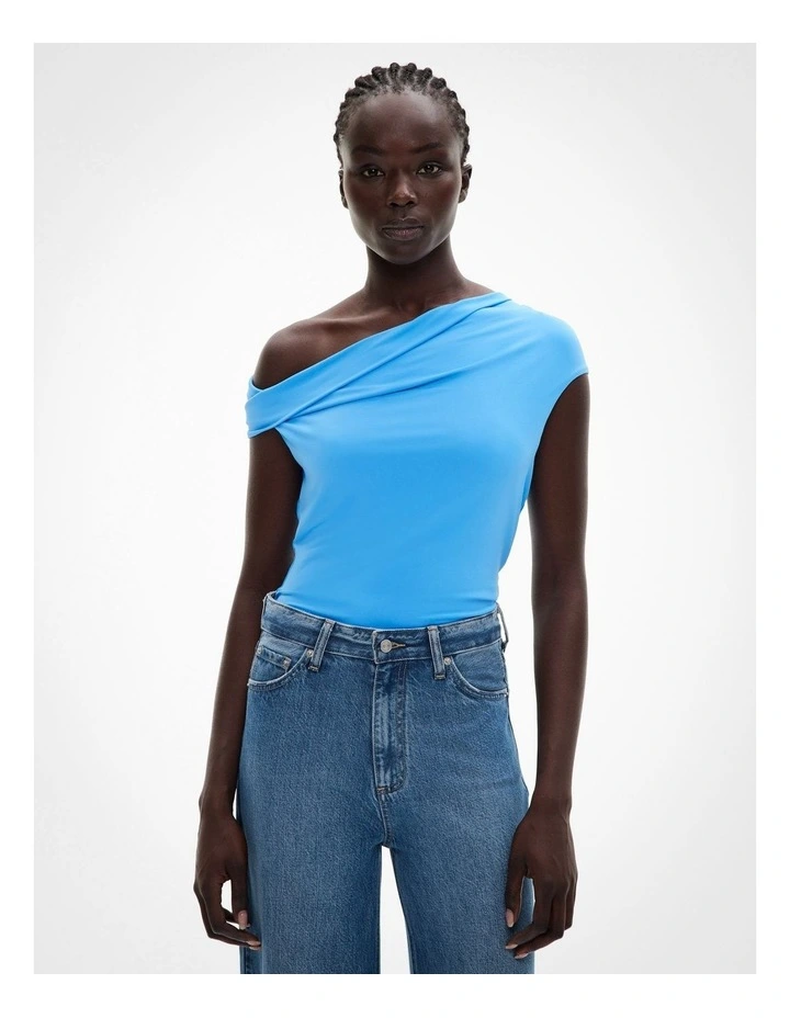 Asymmetric Twist Top in Bliue image 1