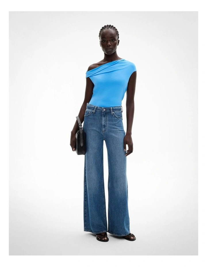 Asymmetric Twist Top in Bliue image 2