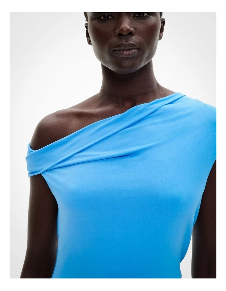 Asymmetric Twist Top in Bliue image 3