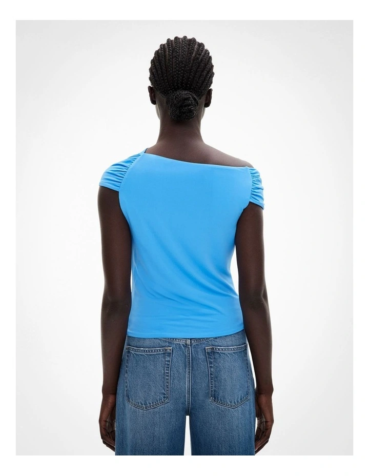 Asymmetric Twist Top in Bliue image 4
